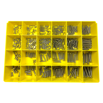 Porsche 963 Metric Countersunk Flat Slot Machine Screws Assortment A2 963A2ASST