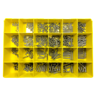 Porsche 964 Metric Countersunk Oval Slot Machine Screws Assortment A2 964A2ASST