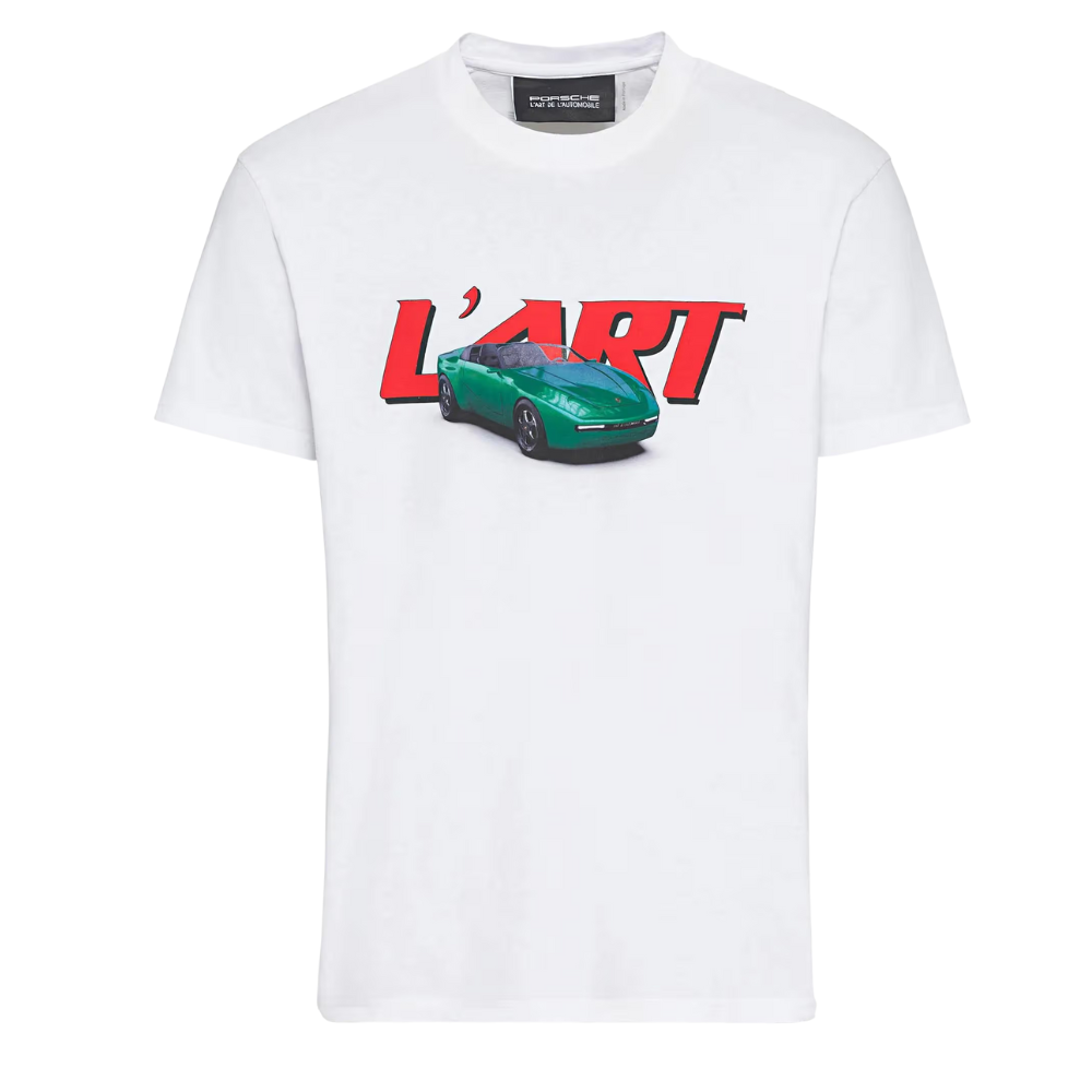 Porsche 968 L'art X Unisex White T-Shirt - Large