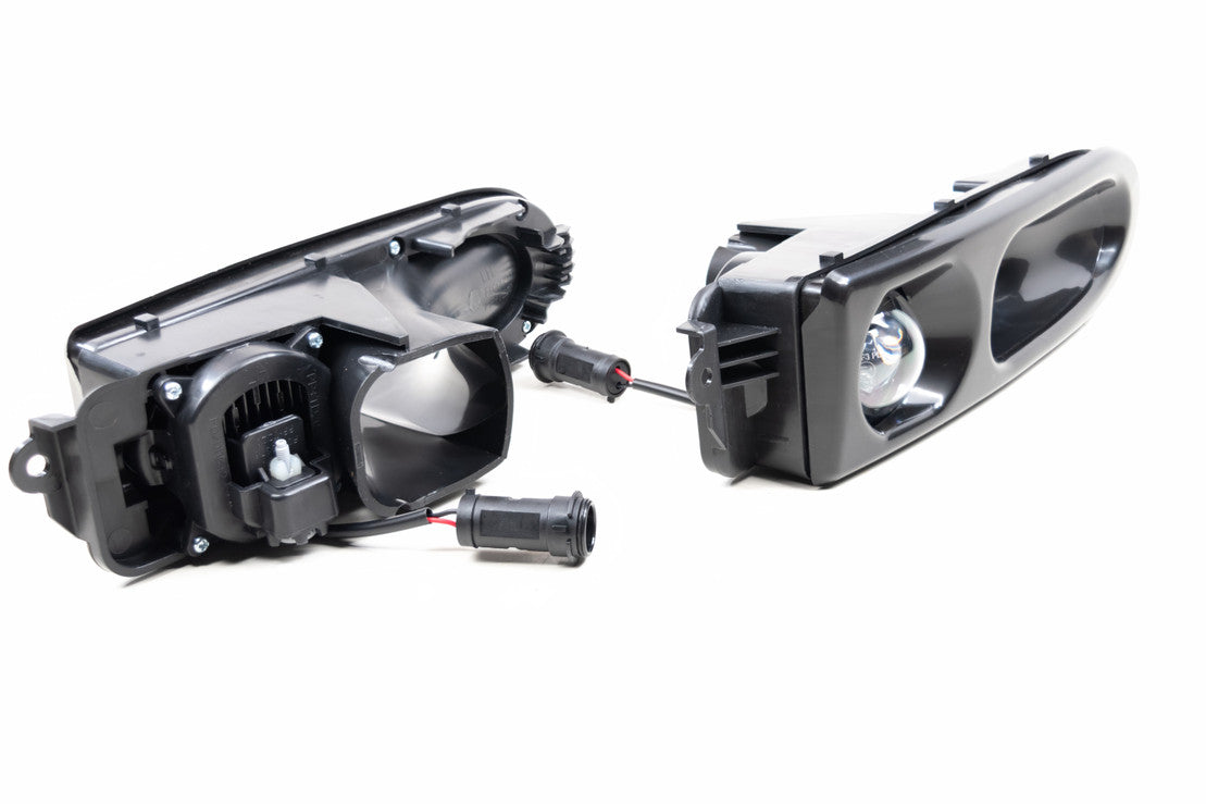 Porsche 993 Pair/Paintable XB LED Fogs Lights SMC-XBLED-7