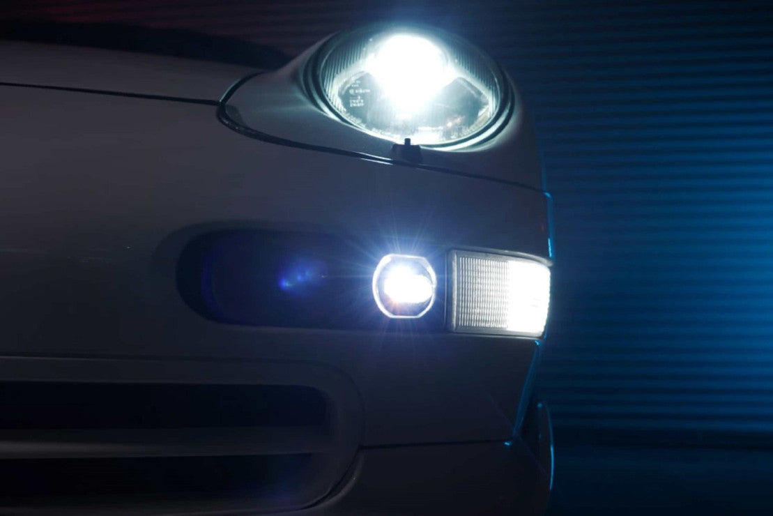 Porsche 993 Pair/Paintable XB LED Fogs Lights SMC-XBLED-7