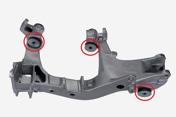 Porsche 996 - 997 Rear Sub Frame Bushings Set Racing PR52031P