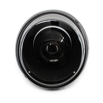 Porsche 9Eleven Headlight Set Raven S Black w Clear Lens and Black Ring | RAVS-BLK-CL-BLK