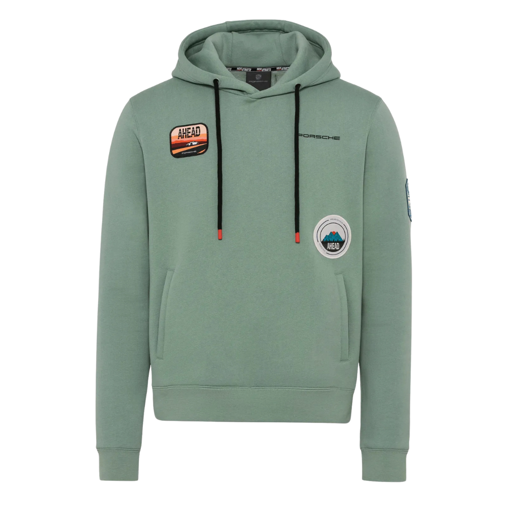 Porsche Ahead Collectors Unisex Green Hoodie