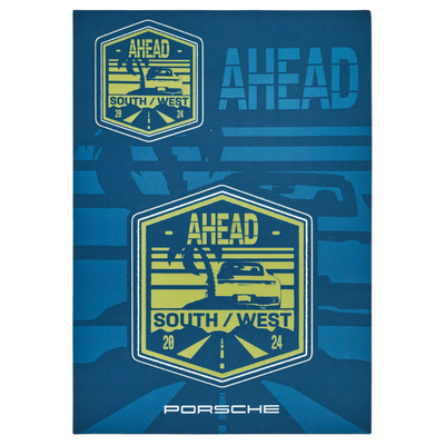 Porsche Ahead No. 1 Water Resistant Sticker Set - 5 Sheets