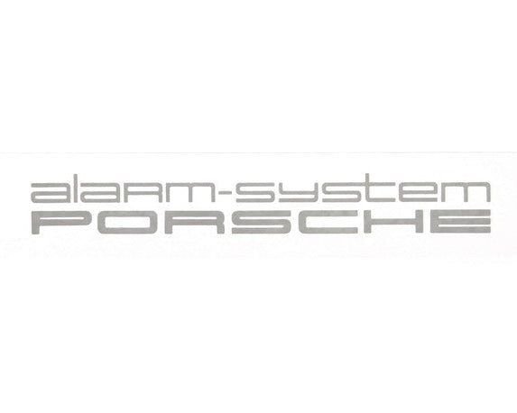 Porsche Alarm System Decal - 911 | 1987-1989 911-701-250-00