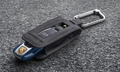 Porsche Alcantara Key Pouch Coloured Cord - 971044005 - 911 - Cayenne - Panamera - Taycan 971044005
