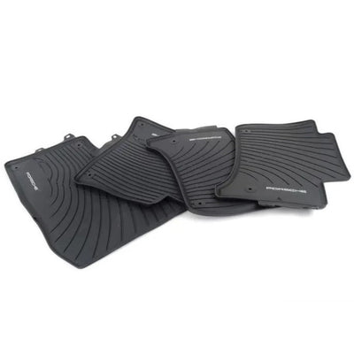 Porsche All Weather Floor Mats Agate Grey - 95804480155OP1 - E2 11-18 95804480155OP1