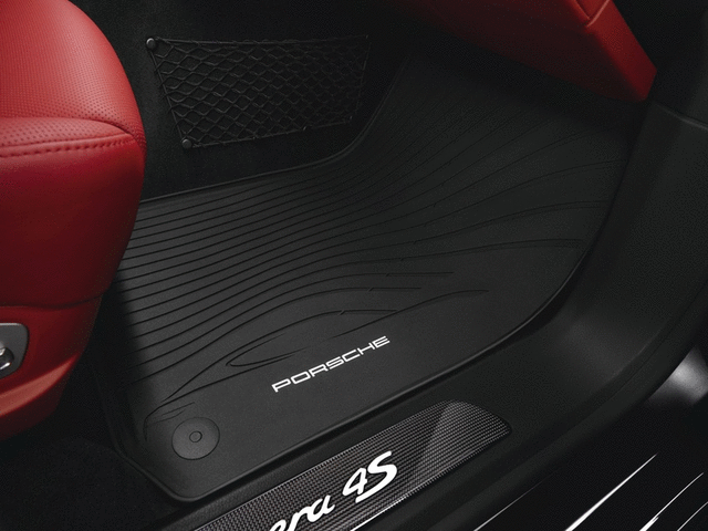Porsche All Weather Floor Mats - Black - 97004480007 - Panamera 97004480007