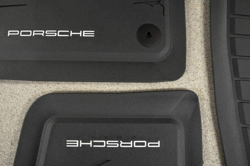 Porsche All Weather Floor Mats Black - 9J104480020OS5 - J1 20-23 9J104480020OS5