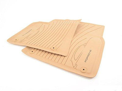 Porsche All Weather Floor Mats Luxor Beige - 958044801554H0 - E2 11-18 958044801554H0