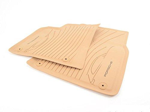 Porsche All Weather Floor Mats Luxor Beige - 958044801554H0 - E2 11-18 958044801554H0