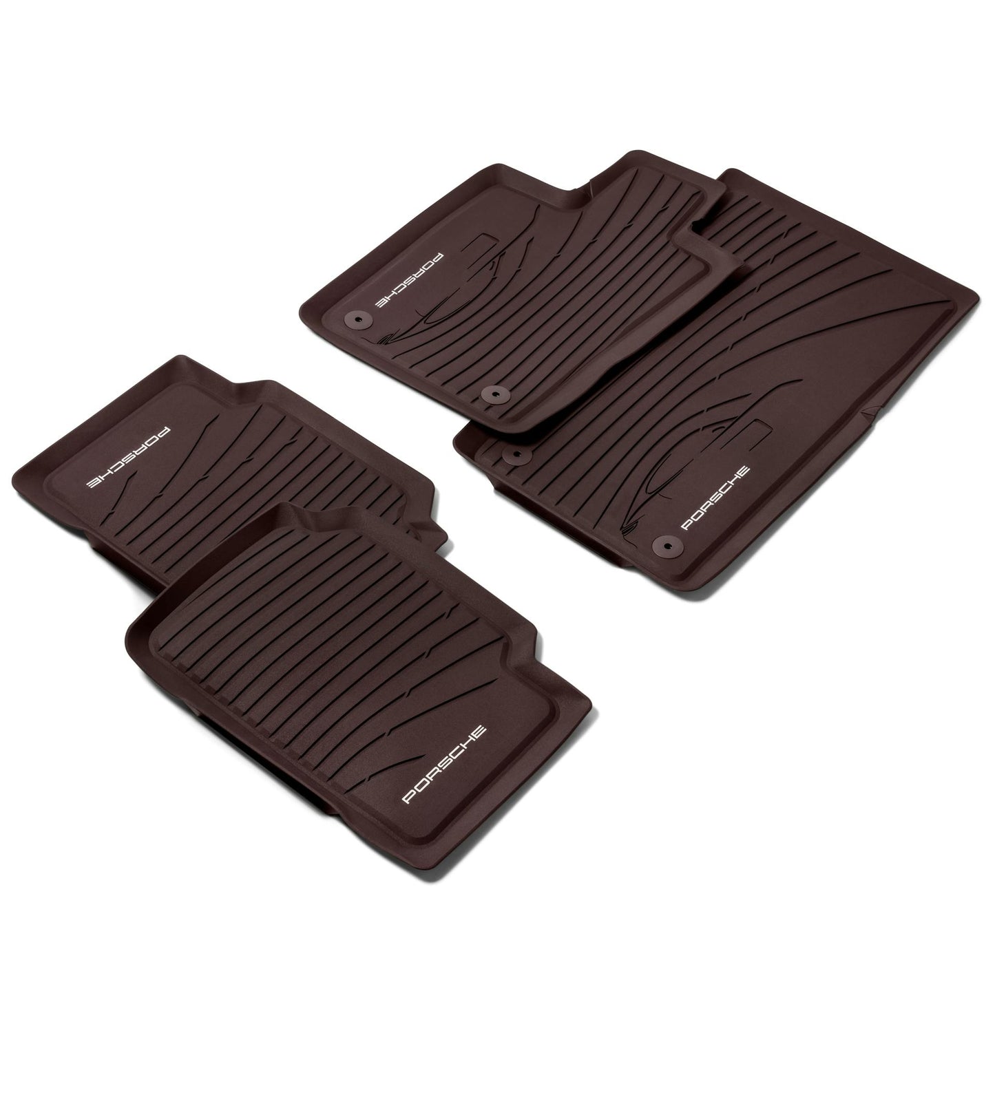 Porsche All Weather Floor Mats Marsala - 9710448003G0 - Panamera 9710448003G0