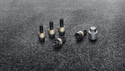 Porsche Anti-Theft Wheel Bolts Set - Black - 911 - Boxster - Cayman - Macan - Panamera 4460280