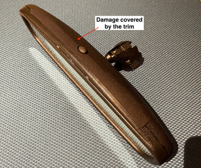 Porsche Auto-Dimming Mirror Repair Cover Trim - Porsche 911/Boxster 99-12 RENN-08