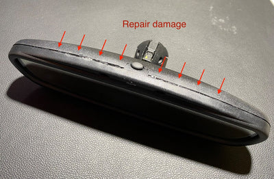 Porsche Auto-Dimming Mirror Repair Cover Trim - Porsche 911/Boxster 99-12 RENN-08