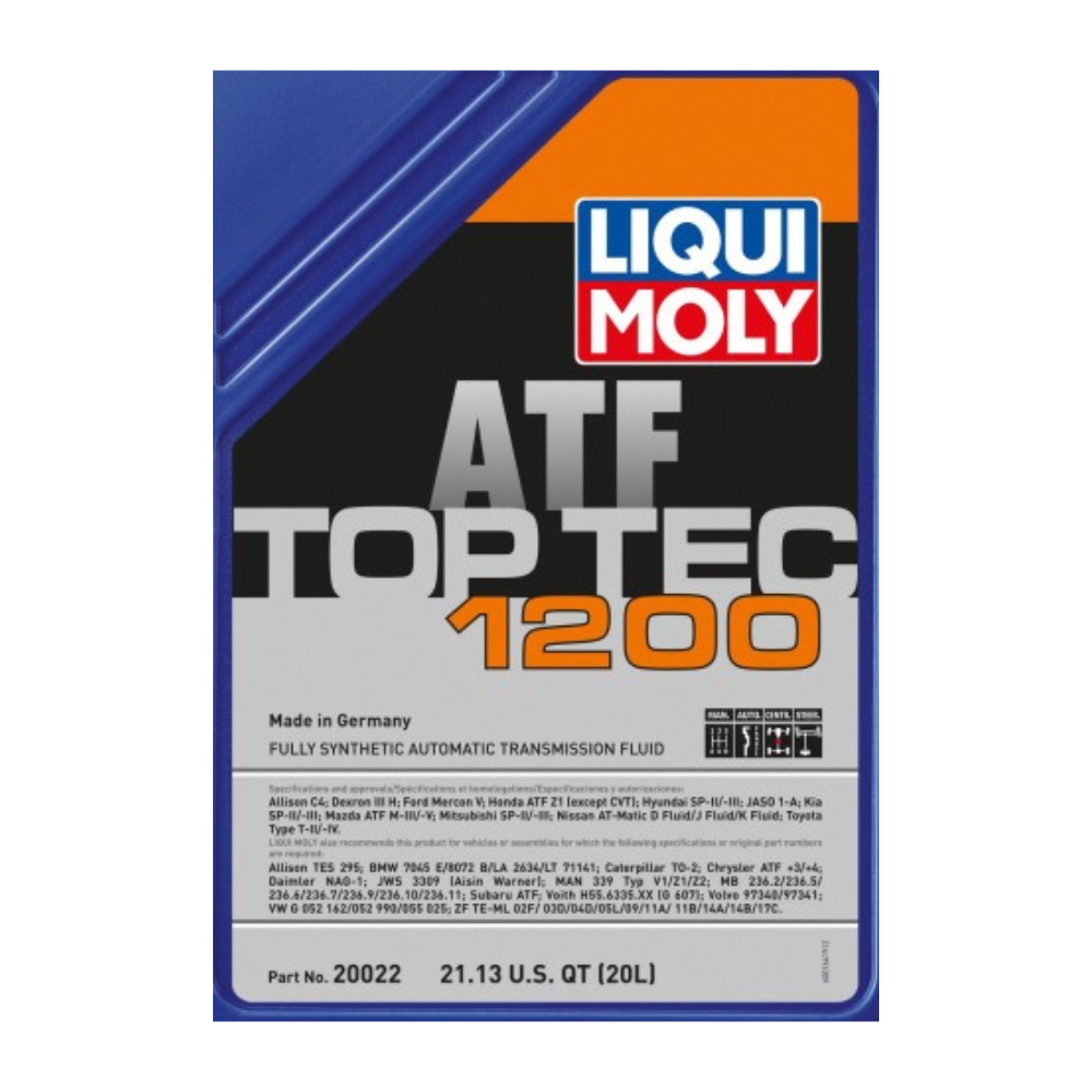 Porsche Automatic Transmission Fluid Top Tec 1200 20L 20022
