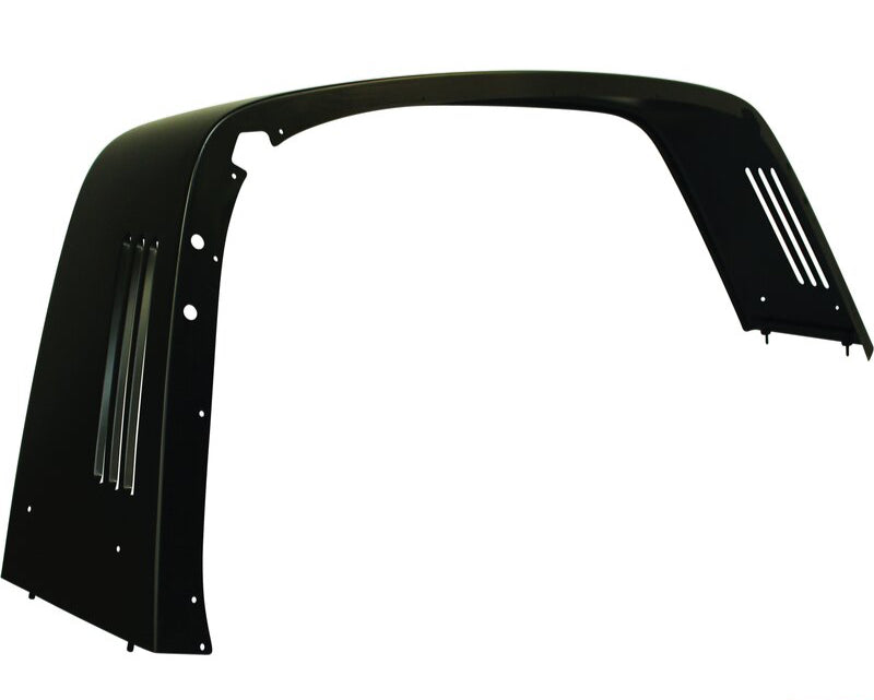 Porsche B-Pillar Cross Cover - Outer - Black Primed - with Side Louvres - 911 Targa 73-89 911-565-043-48