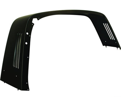 Porsche B-Pillar Cross Cover - Outer - Black Primed - with Side Louvres - 911 Targa 73-89 911-565-043-48