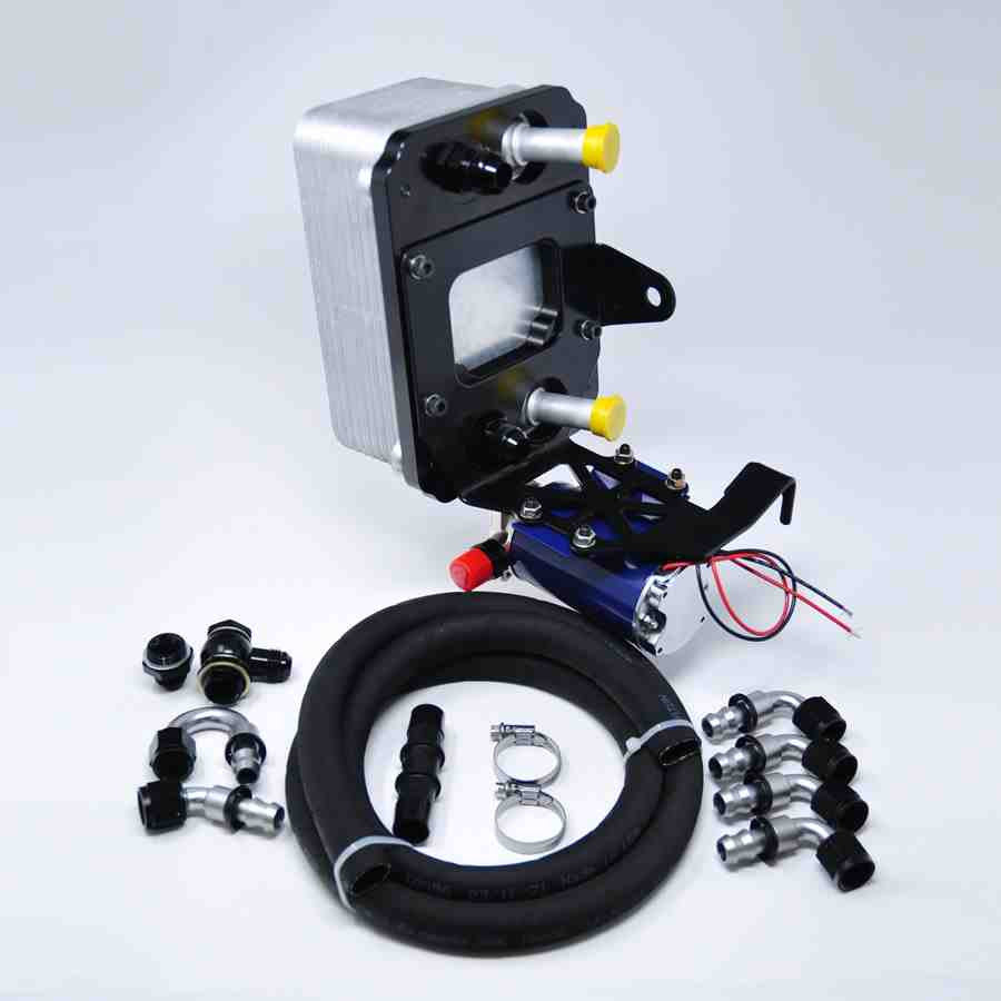 Porsche BRS Cayman/Boxster 987.1 6-Speed Transmission Gear Oil Cooler Kit 117-12