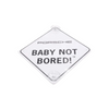 Porsche Baby Not Bored Window Sign