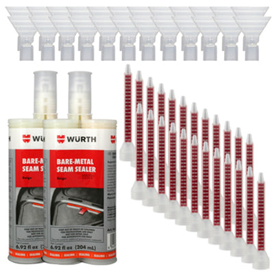 Porsche Bare Metal Seam Sealer Tips and Mixers Kit 1964885591