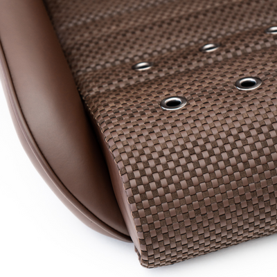 Porsche Basket Weave Fabric Brown - 1 Meter MAT-BSK-BRW