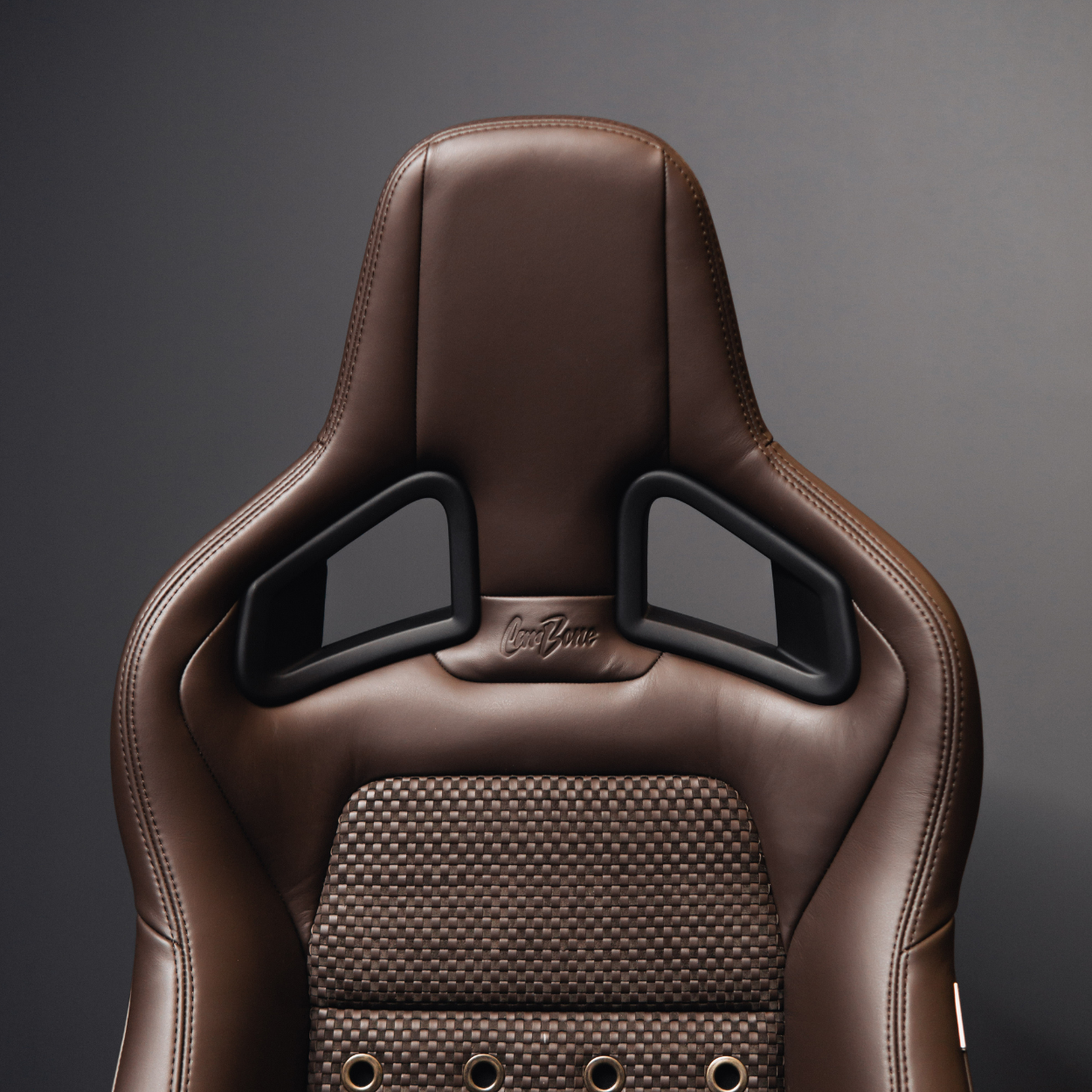 Porsche Basket Weave Fabric Brown - 1 Meter MAT-BSK-BRW