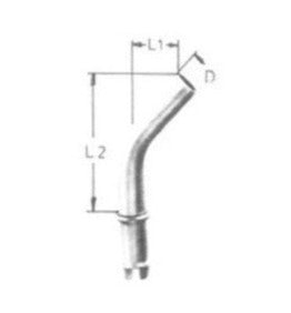Porsche Bent Tube with Nipple DN NW 2