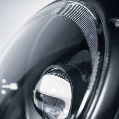 Porsche Bi-LED Clear Lens Headlights Set Of 2 - 911 65-94 CB-BLED
