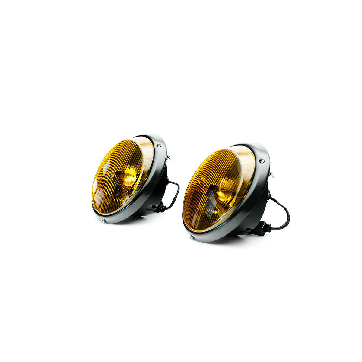 Porsche Bi-LED Headlight Black Set Of 2 - 911 65-94 CB-BLED-BLH4BY