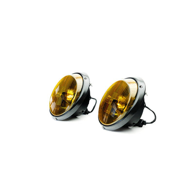 Porsche Bi-LED Headlight Black Set Of 2 - 911 65-94 CB-BLED-BLH4BY