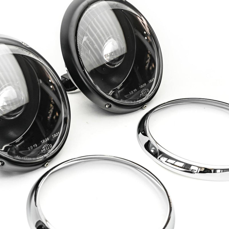 Porsche Bi-LED Headlight Trim Ring Chrome - 911 65-93 CB-BI-LED-RNG-CHRM