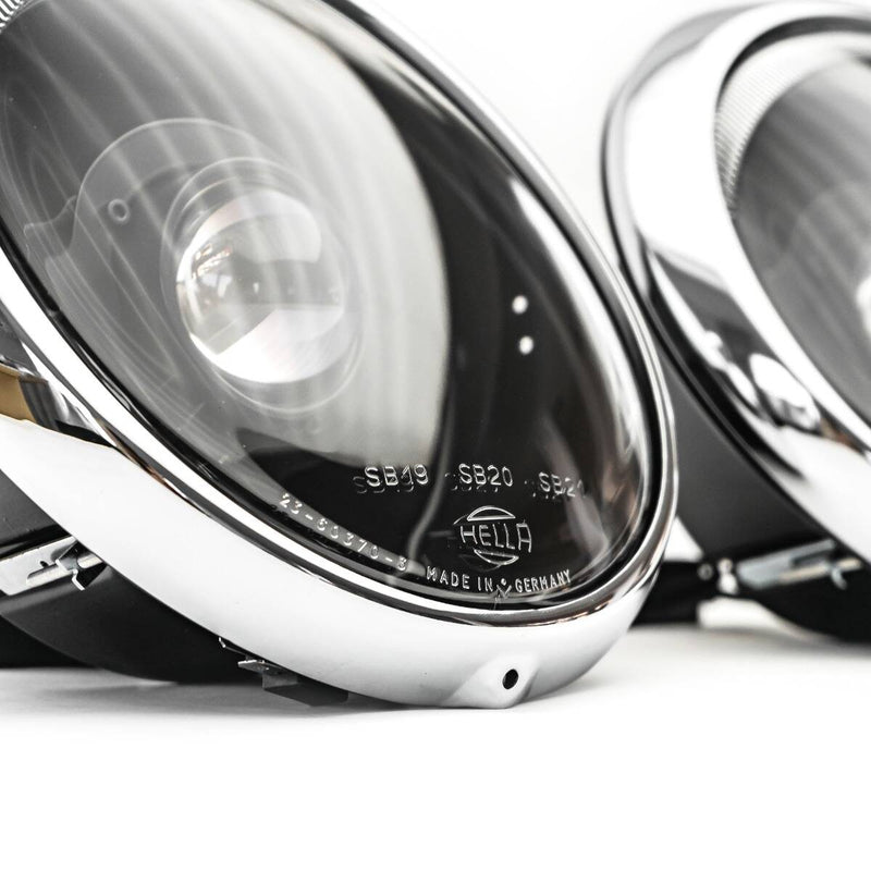 Porsche Bi-LED Headlight Trim Ring Chrome - 911 65-93 CB-BI-LED-RNG-CHRM