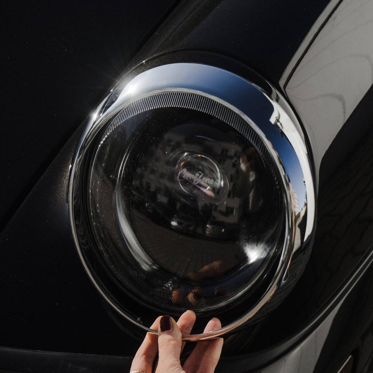 Porsche Bi-LED Headlight Trim Ring Chrome - 911 65-93 CB-BI-LED-RNG-CHRM
