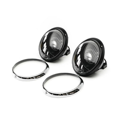 Porsche Bi-LED Headlight Trim Ring Chrome - 911 65-93 CB-BI-LED-RNG-CHRM