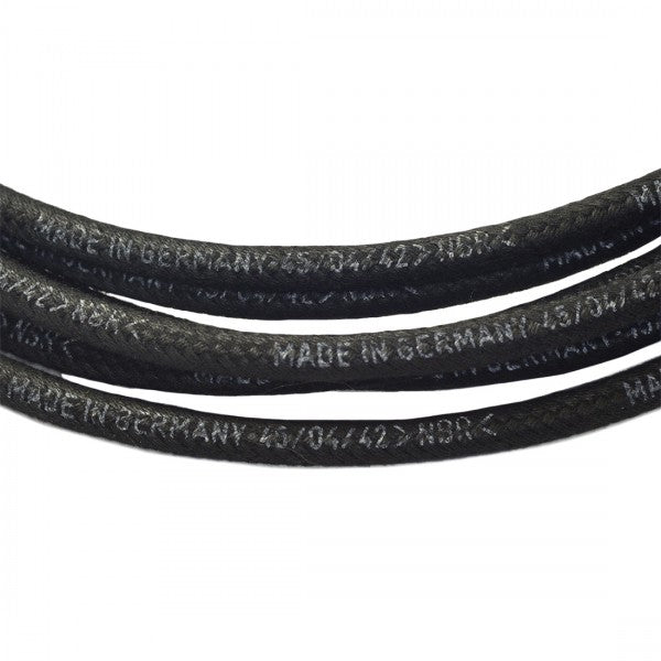 Porsche Black Braided Hose M4.5X2.5 1 Meter HOSE-BB-006