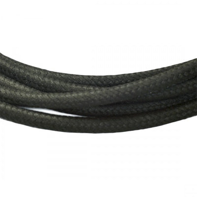 Porsche Black Braided Hose M4.5X2.5 1 Meter HOSE-BB-006