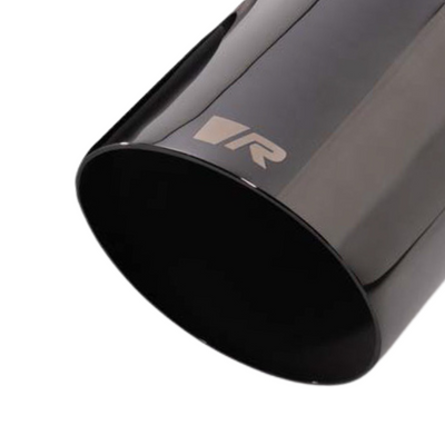 Porsche Black Chrome Stainless Steel Tail Pipe 102mm 0406-70SGBR