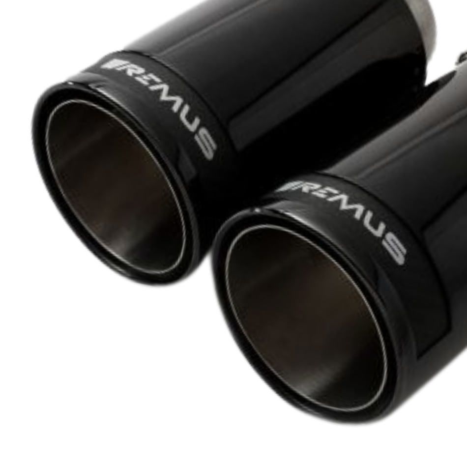 Porsche Black Chrome Tail Pipe Set 98mm 0026-98CBR