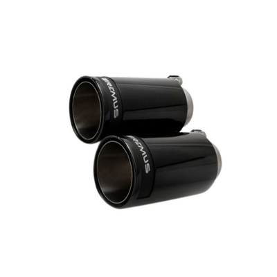 Porsche Black Chrome Tail Pipe Set 98mm 0026-98CBR