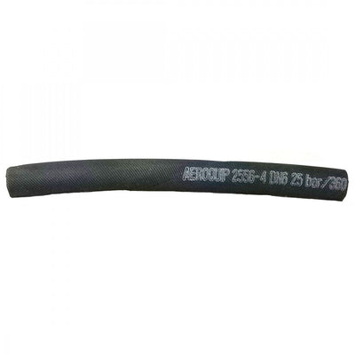 Porsche Black Cloth Wrap Hose M06 1 Meter HOSE-BCWL-018