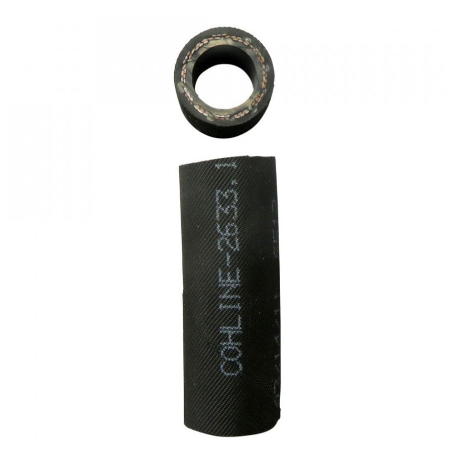 Porsche Black Cloth Wrap Hose M12 1 Meter HOSE-BCWL-028