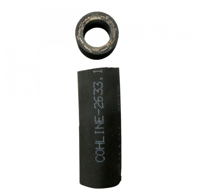 Porsche Black Cloth Wrap Hose M12 1 Meter HOSE-BCWL-028