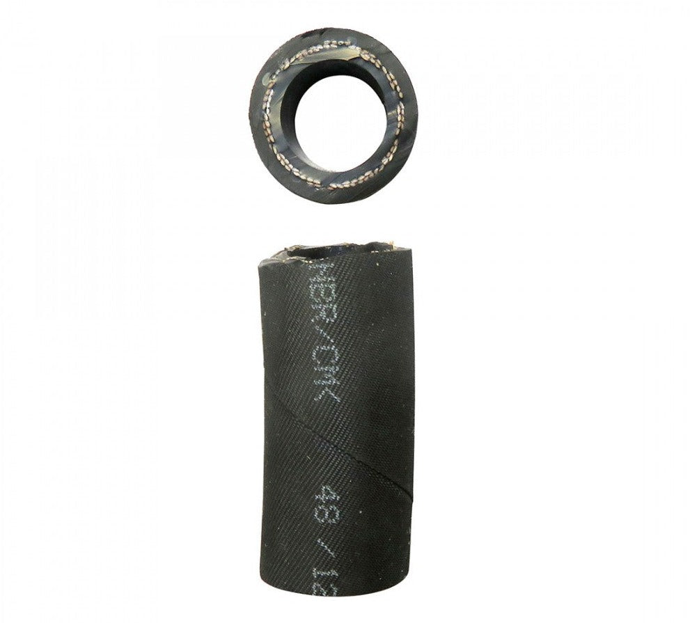 Porsche Black Cloth Wrap Hose M15 1 Meter HOSE-BCWL-031