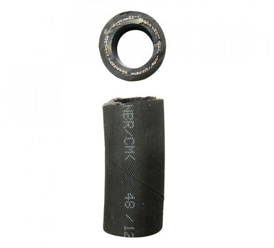 Porsche Black Cloth Wrap Hose M15 1 Meter HOSE-BCWL-031