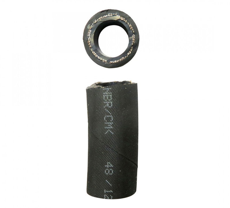 Porsche Black Cloth Wrap Hose M15 1 Meter HOSE-BCWL-031