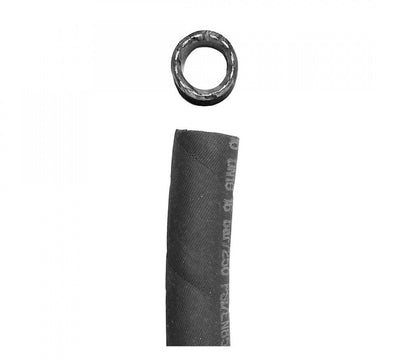 Porsche Black Cloth Wrap Hose M16 1 Meter HOSE-BCWL-032