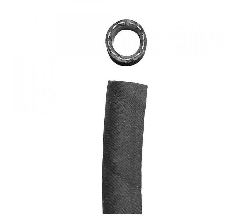Porsche Black Cloth Wrap Hose M18 1 Meter HOSE-BCWL-034