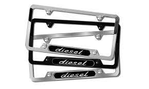 Porsche Black License Frame Diesel - PNA70210003 PNA70210003